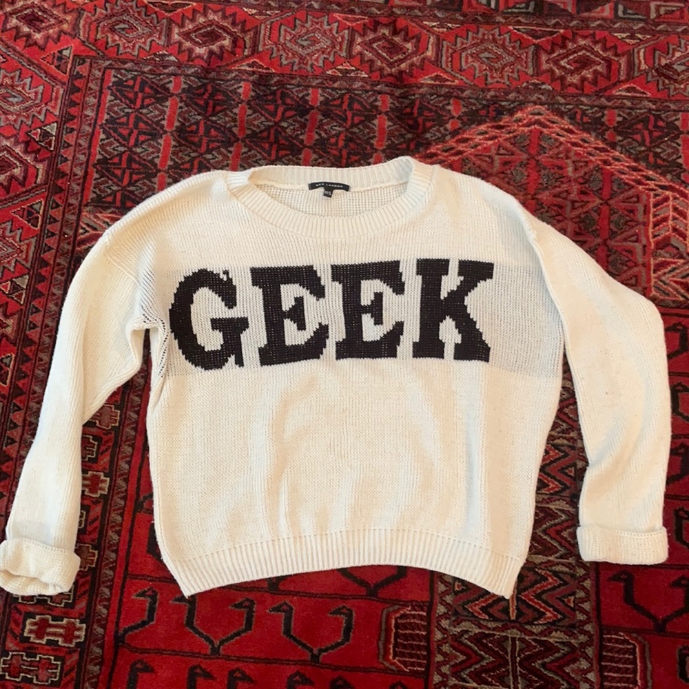 Knit  “geek” sweater
